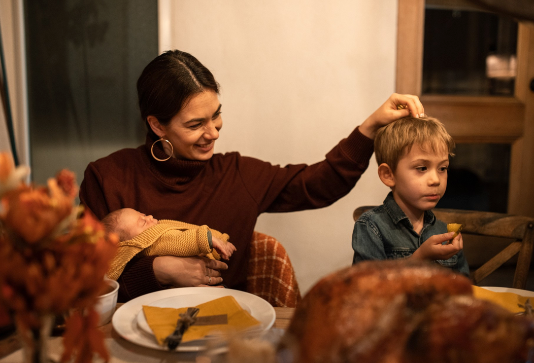 Repas conviviaux en famille