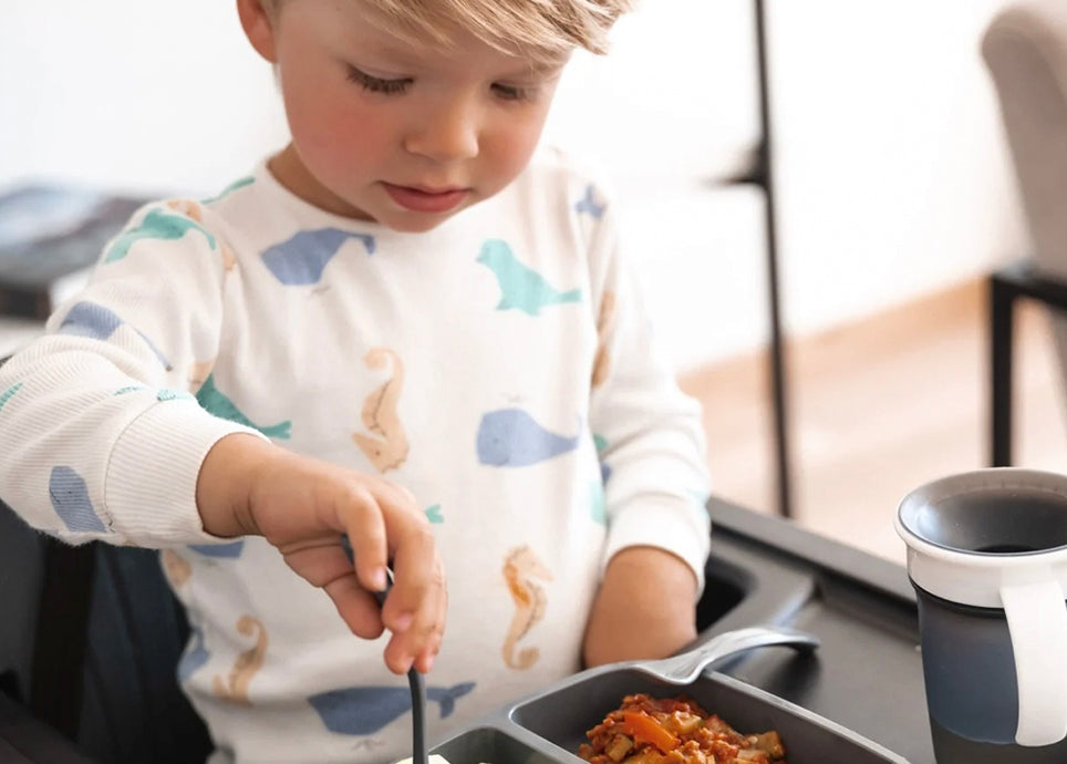 Manger avec des enfants