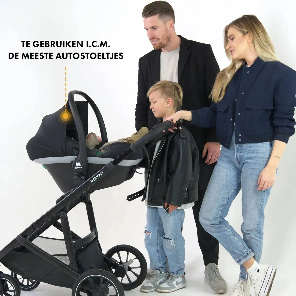 Deryan Adaptateur de siège auto Evy pour Maxi Cosi /Cybex/Nuna