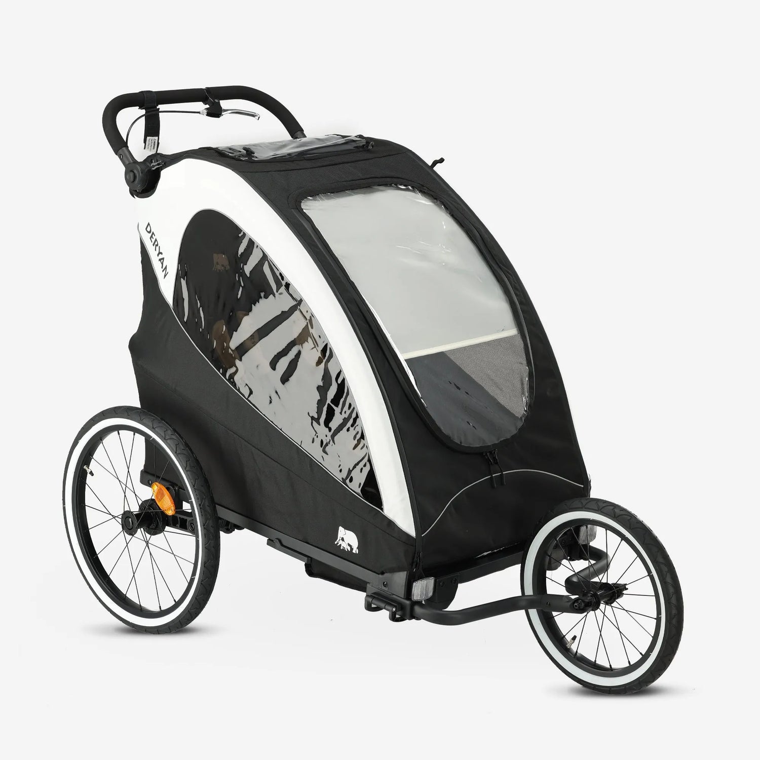 Tricycle 3-en-1 DERYAN Avec Guidon Poussette - Pour Enfant 9 Mois à 5 Ans, Pliable, Sécurisé