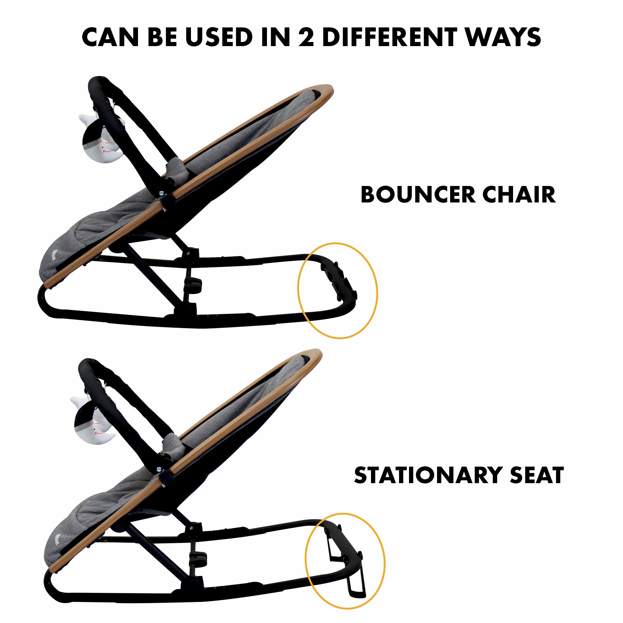 Bouncer Rocker Gris