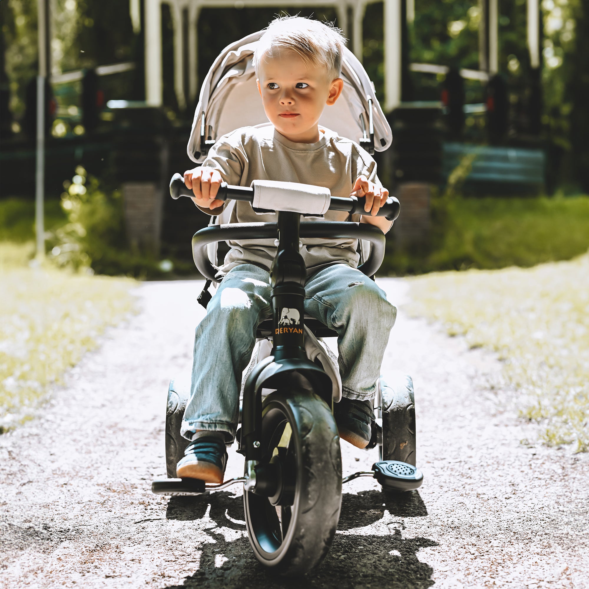 Tricycle explorateur crème