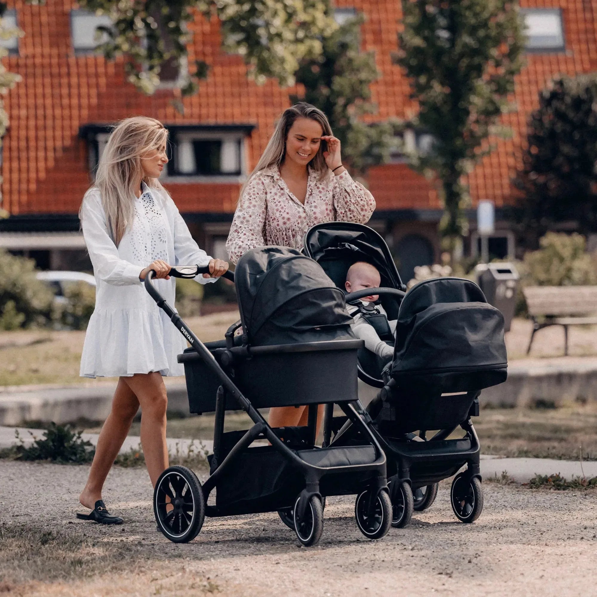 EVY V2 Duo Pram Noir 2 en 1