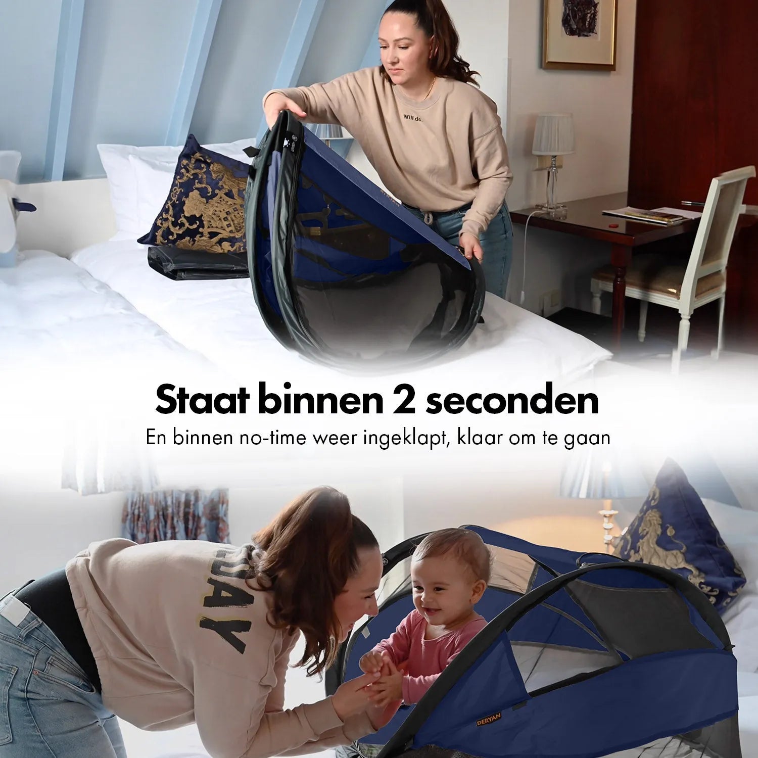 <tc>Baby Luxe</tc> Marineblå